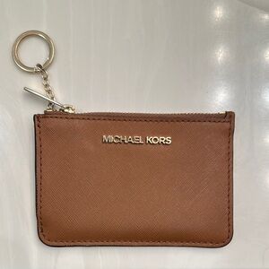 Michael Kors Brown Keychain Wallet